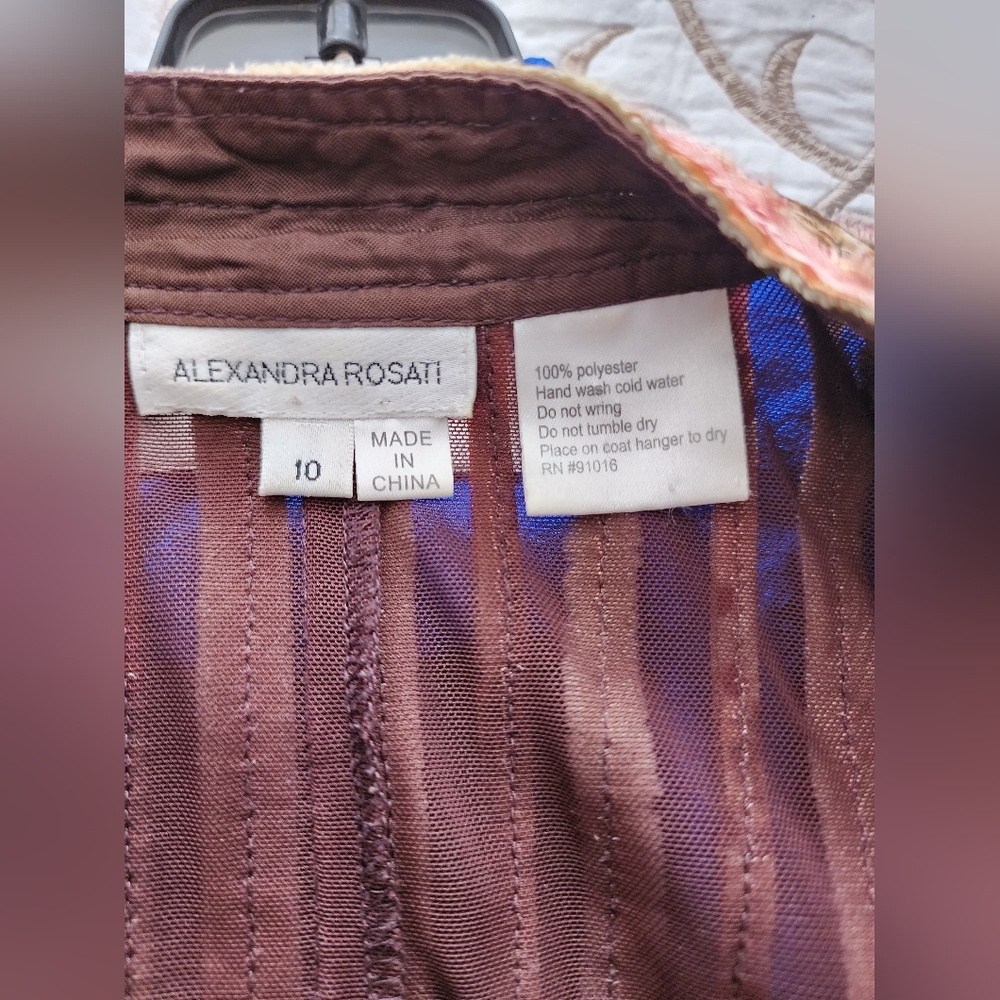 Alexandra Rosati Designer Multi-Color Mesh Geomet… - image 3